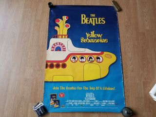 The Beatles 1999 Yellow Submarine Apple Corps.  Promo Poster