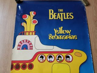 THE BEATLES 1999 YELLOW SUBMARINE APPLE CORPS.  PROMO POSTER 2