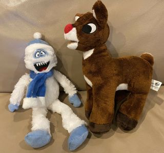 Stone Mountain Plush Rudolph Red Nosed Reindeer Bumble Yeti Abominable Snowman