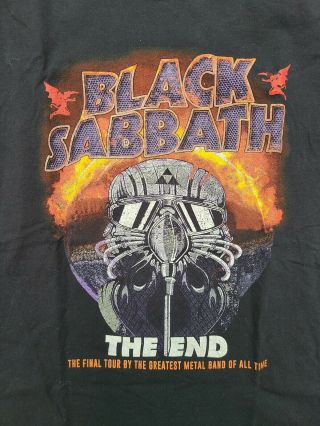 Black Sabbath The End 2016 Tour T - shirt,  Metal,  Men ' s,  Women ' s Unisex,  Medium 2