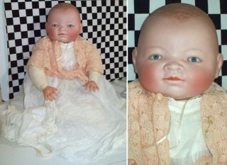 Omg_21 " Antique German Bye - Lo Baby Doll Grace Putnam Doll 17 " Circ Perfect Hands