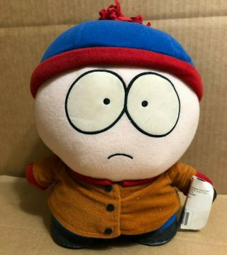 South Park Stan Stuffed Doll 10 " (1998) By Fun 4 All,  Comedy Central