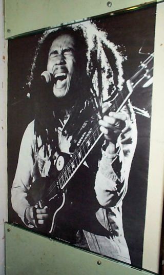 Bob Marley B&w Vintage 1978 Poster