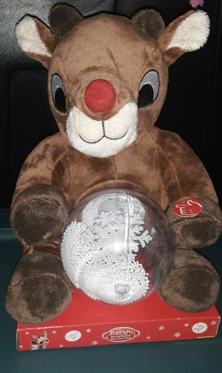 Rudolph The Red Nosed Reindeer 9 Inch Animated Rudolph Plush Doll