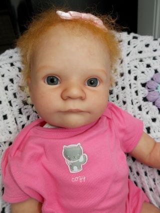 $1 Start No Rsv 22 " Reborn Baby Girl Doll Jesse Donna Rubert,  Moravian Babies