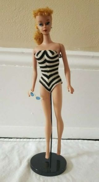 Vintage Barbie Blonde Ponytail 850 Doll No.  3