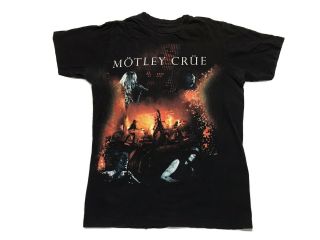 Motley Crue Fest 2 Tour 2009 Concert T Shirt Men 