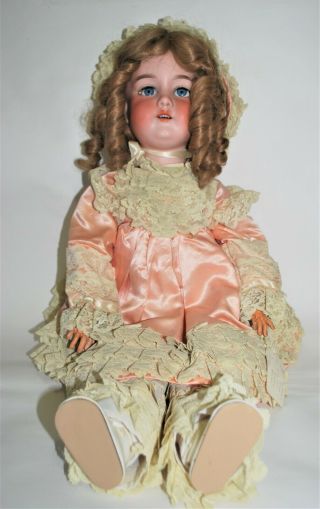 Antique Armand Marseille Doll 30 " Circa 1910 Made In Germany Bisque Head