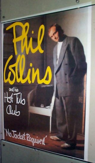 Phil Collins Genesis Hot Tub Club Vintage Poster Last One