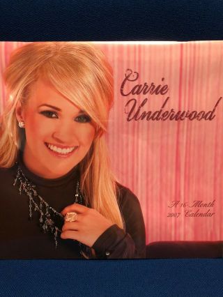 Carrie Underwood Rare Calendar 2007 Hot Country Pictures Photos Pic