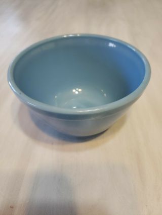 Vintage Pyrex Solid Blue Delphite 401 Mixing Nesting Bowl 1 1/2 pt. 3