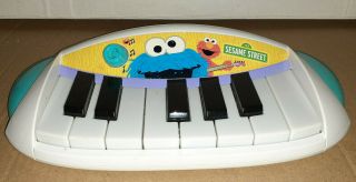 Lets Rock Elmo Sesame Street Piano Keyboard Toy Hasbro Cookie Monster Shipn
