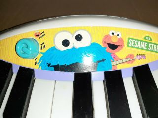 Lets Rock Elmo Sesame Street Piano Keyboard Toy Hasbro Cookie Monster SHIPN 3