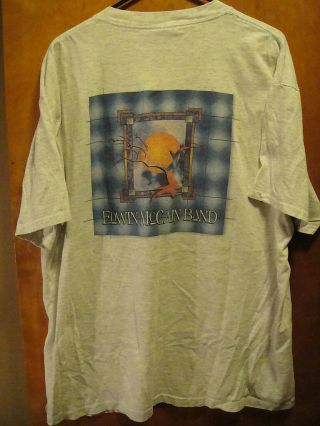 Edwin Mccain Band Vintage Concert Tour T Shirt Xl Gray Made In Usa