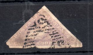 Cape Of Good Hope 1853 - 64 6d Purple Triangle (faults) Ws19277