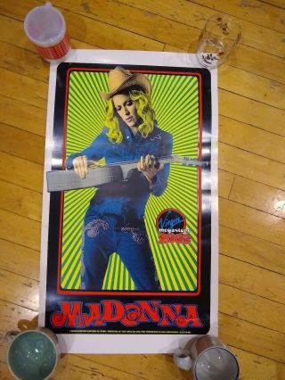 Madonna Chuck Sperry/ron Donovan Firehouse 2000 Poster Virgin Megastore Rare