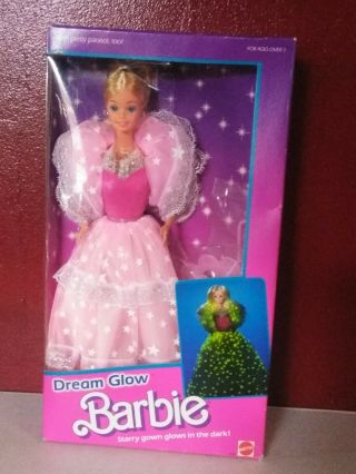Never Opened Vintage 1985 Dream Glow Barbie Doll Mattel Nos