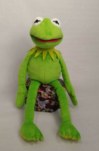 Disney Muppets Ty Beanie Plush Kermit The Frog Plush Stuffed Toy Figure 16 " 2013
