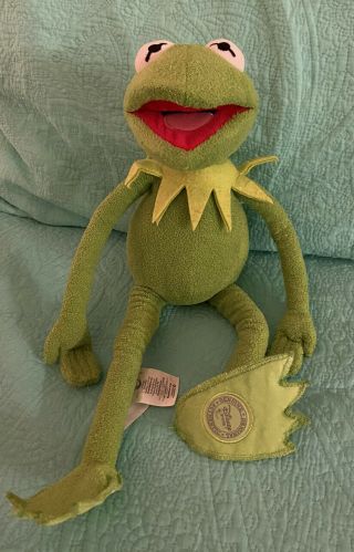18” Kermit The Frog Muppets Disney Store Plush Toy