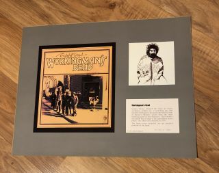Grateful Dead Poster - 1970 Workingman’s Dead Art - 1997 Mouse/kelly Limited Ed.