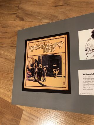 Grateful Dead Poster - 1970 Workingman’s Dead Art - 1997 Mouse/Kelly Limited Ed. 2