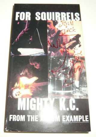 For Squirrels Mighty K.  C.  Promo Signed Vhs Video Tape Rare Promotional