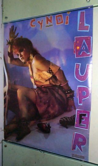 Cyndi Lauper Vintage 1984 Poster Last One