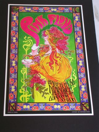Pink Floyd Rock Concert Poster By Bob Masse