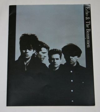 Echo & The Bunnymen Official Japan Tour Program Book 1988
