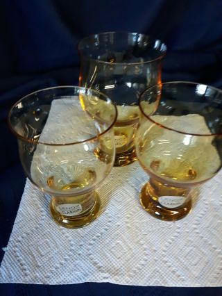 Lenox,  Clarion,  Gold,  3 Wine Goblets