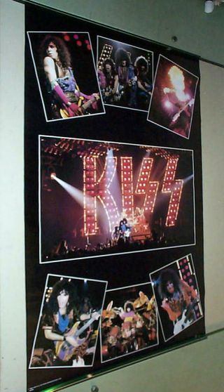 Kiss Vintage 1985 Live Collage Group Poster Last One