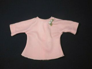 Vintage 1956 Madame Alexander Cissy Pink Nylon Top To Go With Skirts And Pants