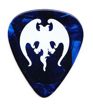 Hollywood Vampires Vip Blue Pearl Guitar Pick - 2016 Alice Cooper Joe Perry