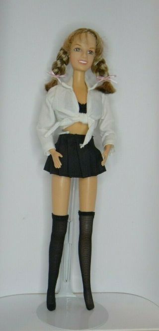 1999 Britney Spears " Baby One More Time " Doll Barbie Celebrity Schoolgirl.  Oob
