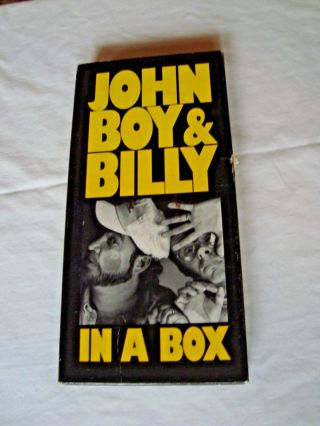 John Boy & Billy In A Box 4 Cassette Set Out Of Print