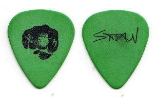 Anthrax Scott Ian Signature Green Guitar Pick - 2003 Tour