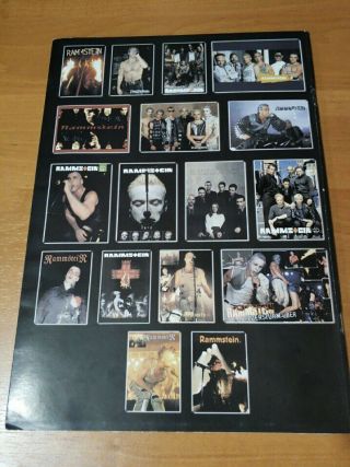 Rammstein very rare 17 posters book out of print 2