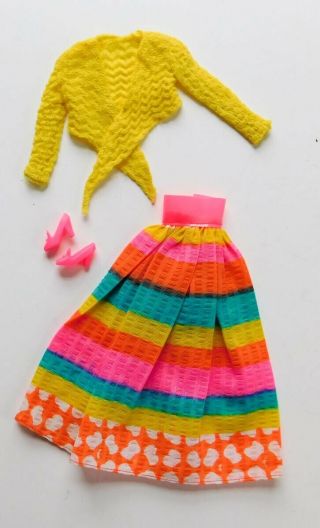 Vintage Barbie Outfit 3492 Flying Colors From 1972 M469