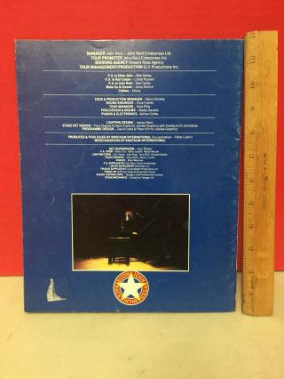 Elton John Back In The USSA 1979 American Concert Tour Program Book Vintage USA 2
