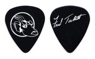 Little Feat Fred Tackett Signature Black Guitar Pick - 1990s Tours