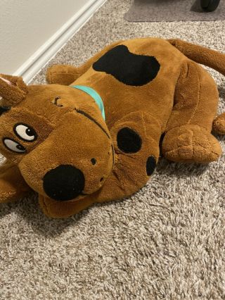 Scooby Doo Dog Plush Stuffed Animal Pillow Large 18” Franco Warner Bros Tag