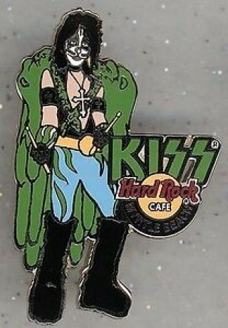 Kiss Hard Rock Cafe Myrtle Beach Pin Peter Criss 2005