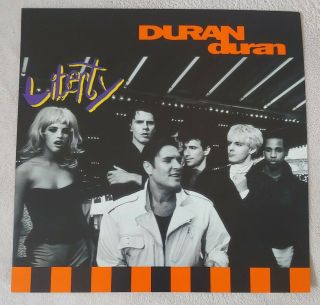 Duran Duran " Liberty " 1990 Us Promo Record Flat Poster 12 " X 12 " Rare