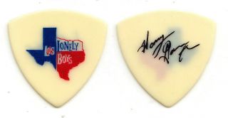 Los Lonely Boys Henry Garza Signature White Guitar Pick - 2018 Tour