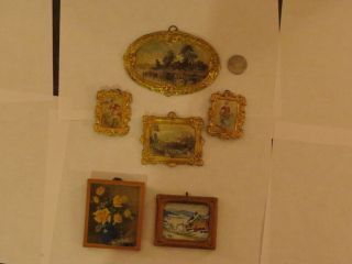 1900 - 1910: Antique Dollhouse Pictures And Cloth Covers