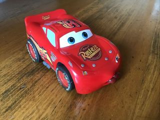 2005 Fisher - Price Disney Cars Shake N Go Lightning Mcqueen With Tongue Out RARE 3