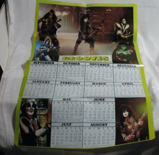 Kiss - Grooves Rock Calendar 1978 - 79 - Poster