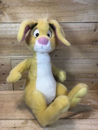 Disney Store 12” Plush Yellow Rabbit Winnie The Pooh Friend Toy