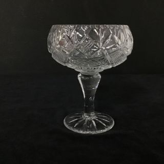 Single Edinburgh & Leith Heavy Cut Clear Crystal Glass 402 2