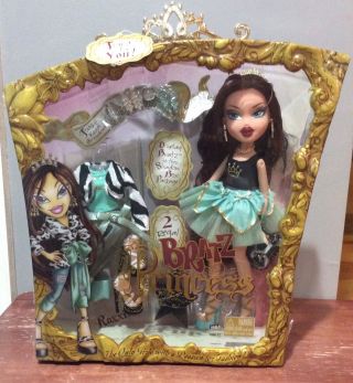 Bratz Princess Roxxi Doll W/ Accessories In Shadow Box With Tiara For You Nrfb